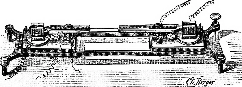 An illustration from A laboratory course in experimental physics, 1896, leaf 136