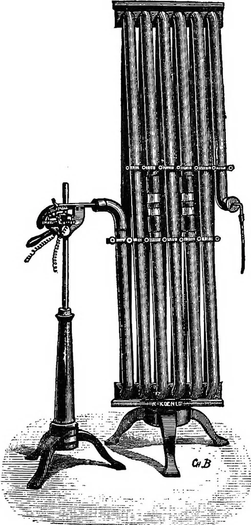 An illustration from A laboratory course in experimental physics, 1896, leaf 149