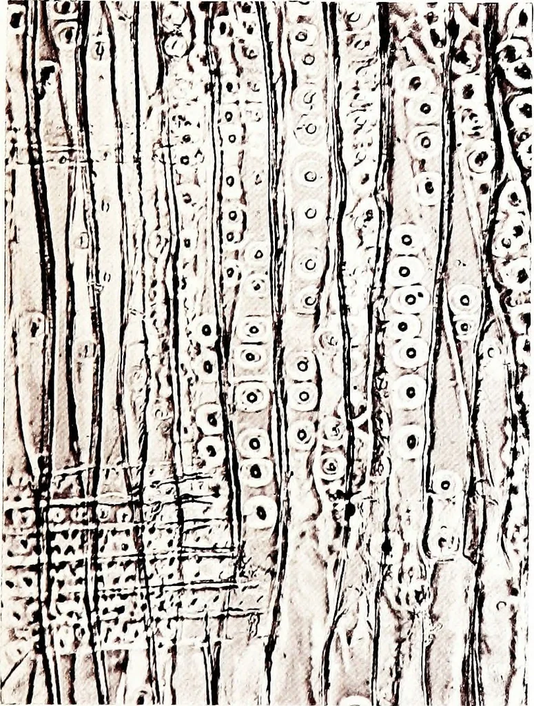 An illustration from Methods in microscopial research; vegetable histology, 1905, leaf 124