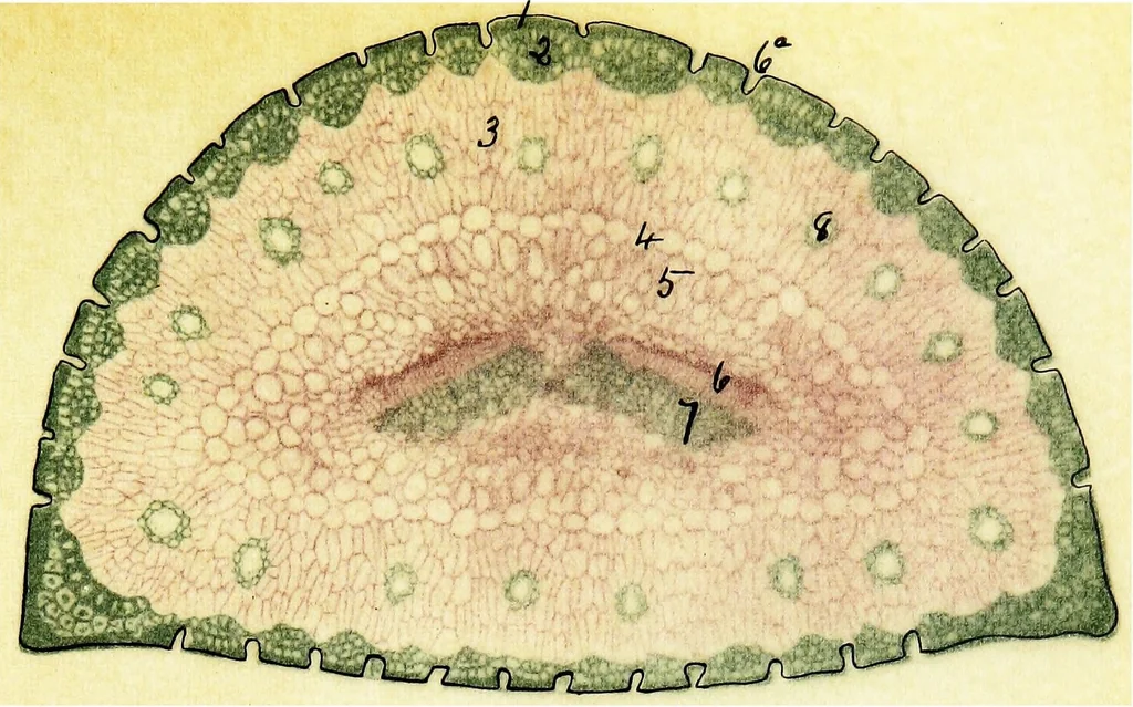 An illustration from Methods in microscopial research; vegetable histology, 1905, leaf 140