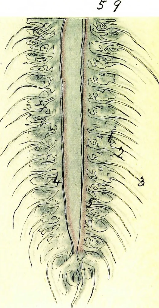 An illustration from Methods in microscopial research; vegetable histology, 1905, leaf 176