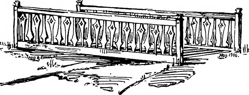 An illustration from The book of garden furniture, 1903, leaf 122