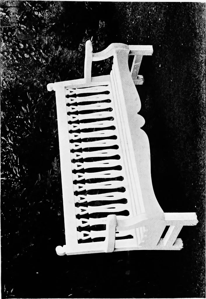 An illustration from The book of garden furniture, 1903, leaf 24