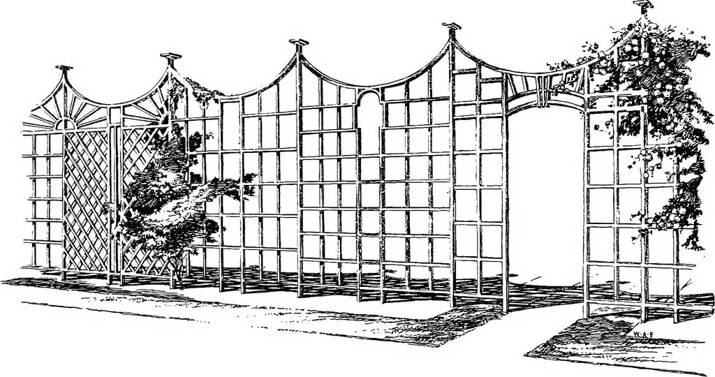 An illustration from The book of garden furniture, 1903, leaf 66