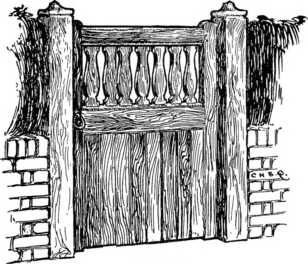 An illustration from The book of garden furniture, 1903, leaf 94