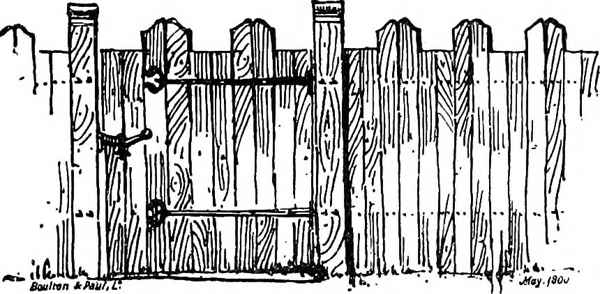 An illustration from The book of garden furniture, 1903, leaf 98