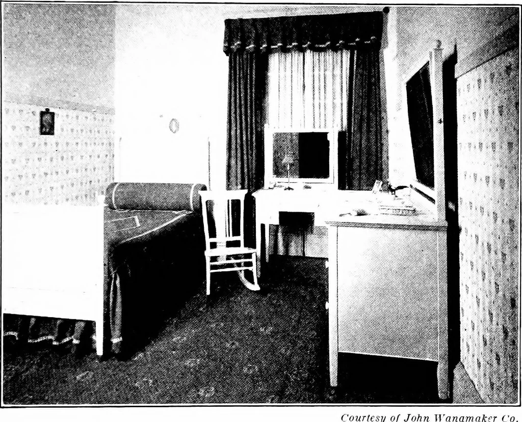 An illustration from Shelter and clothing; a textbook of the household arts, 1913, leaf 108