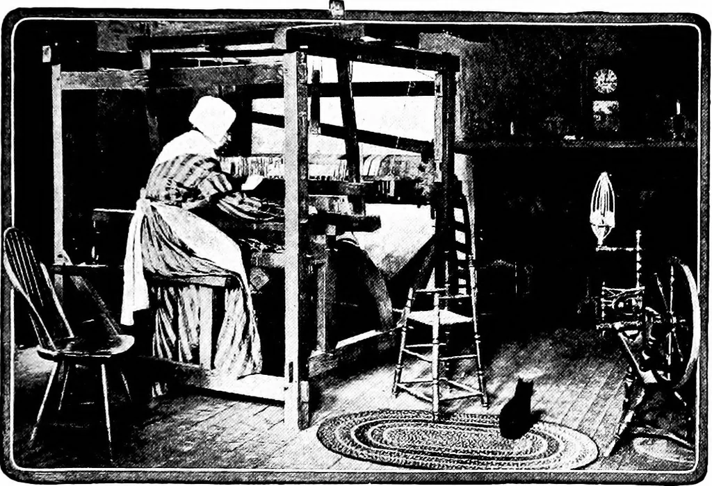 An illustration from Shelter and clothing; a textbook of the household arts, 1913, leaf 136