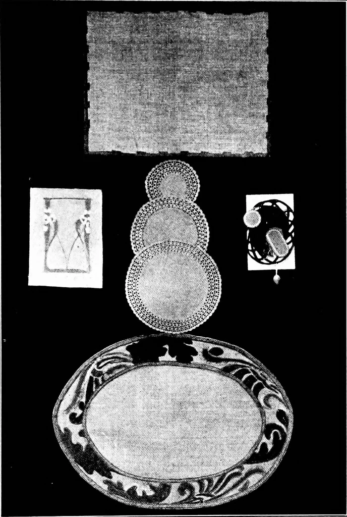 An illustration from Shelter and clothing; a textbook of the household arts, 1913, leaf 288