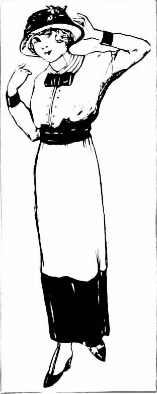 An illustration from Shelter and clothing; a textbook of the household arts, 1913, leaf 314