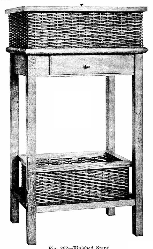 An illustration from Problems in woodwork, 1922, leaf 222