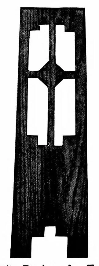 An illustration from Problems in woodwork, 1922, leaf 40