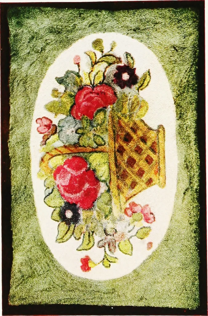An illustration from The craft of hand-made rugs, 1920, leaf 7