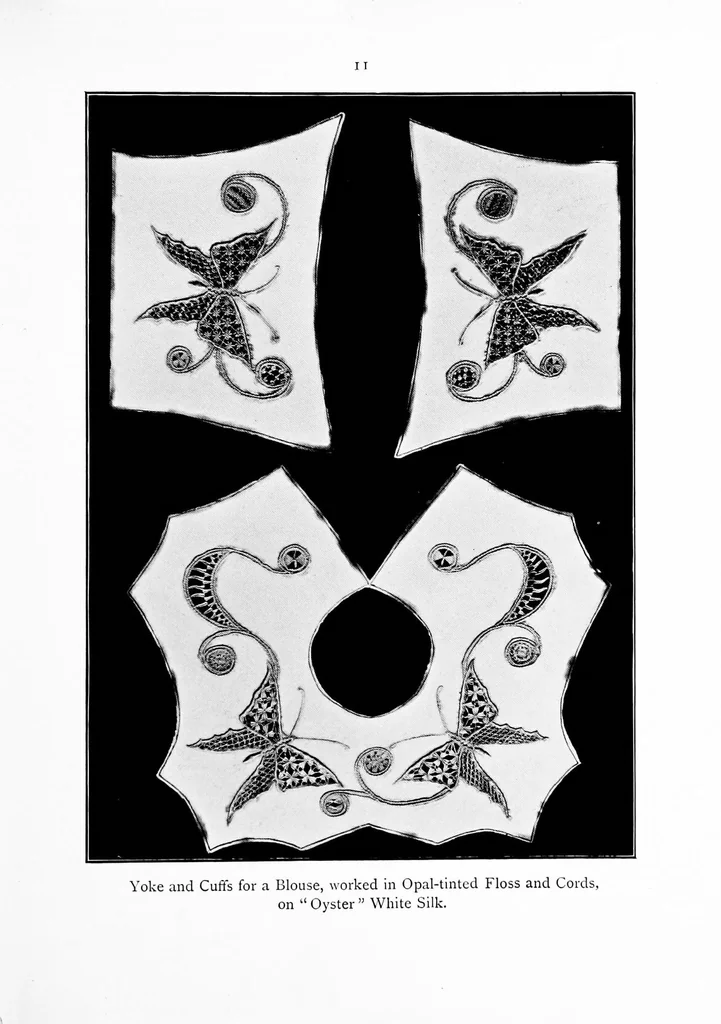 An illustration from The new lace embroidery (Punto tagliato) With 34 illustrations, 1905, leaf 28