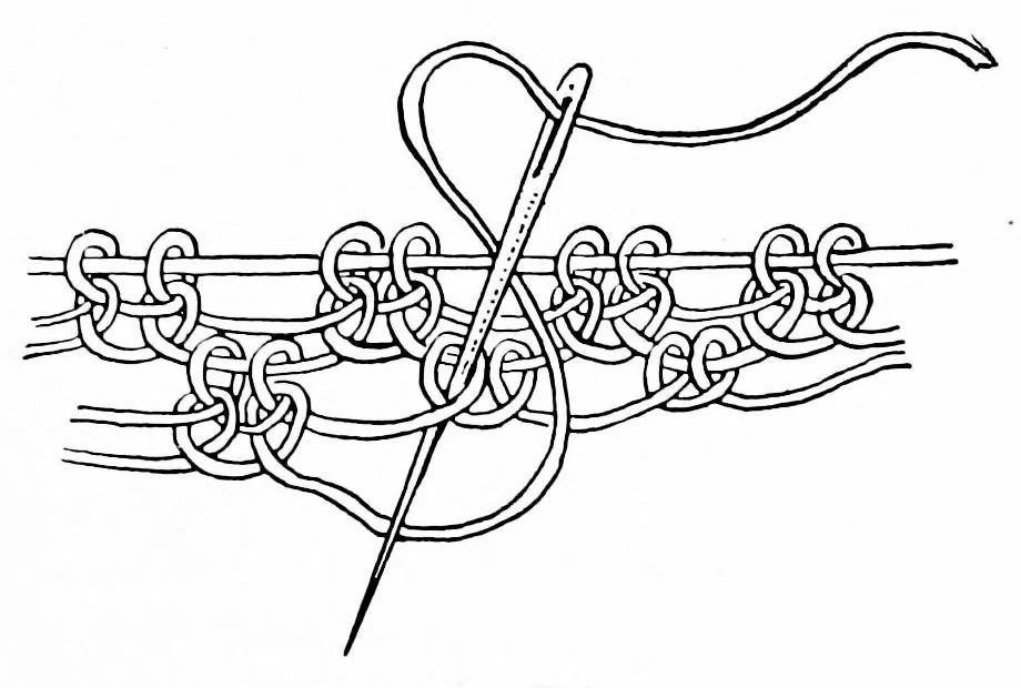 An illustration from The new lace embroidery (Punto tagliato) With 34 illustrations, 1905, leaf 38