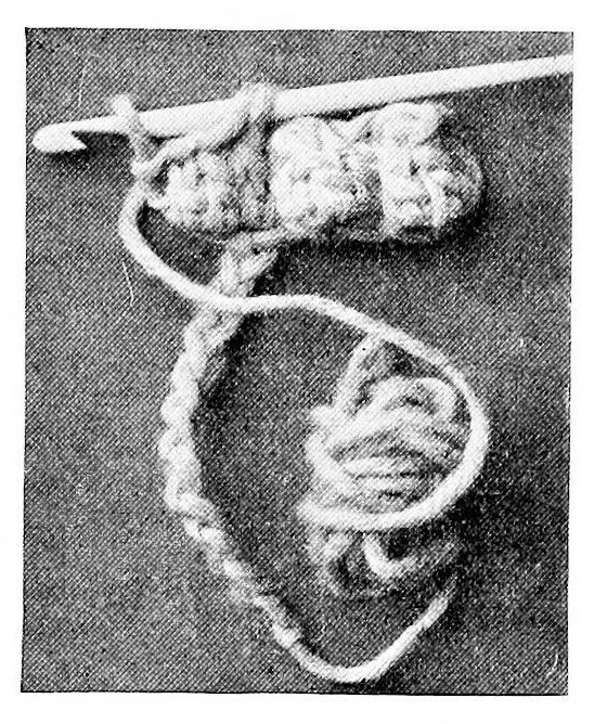 An illustration from Knitting without "specimens"; the modern book of school knitting and crochet, 1915, leaf 198