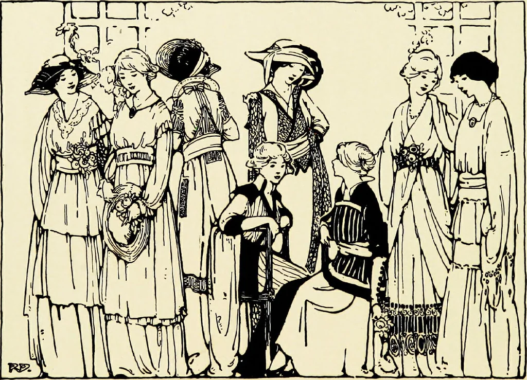 An illustration from Costume design and home planning, 1916, leaf 102