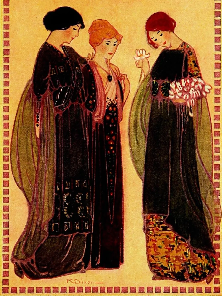 An illustration from Costume design and home planning, 1916, leaf 106
