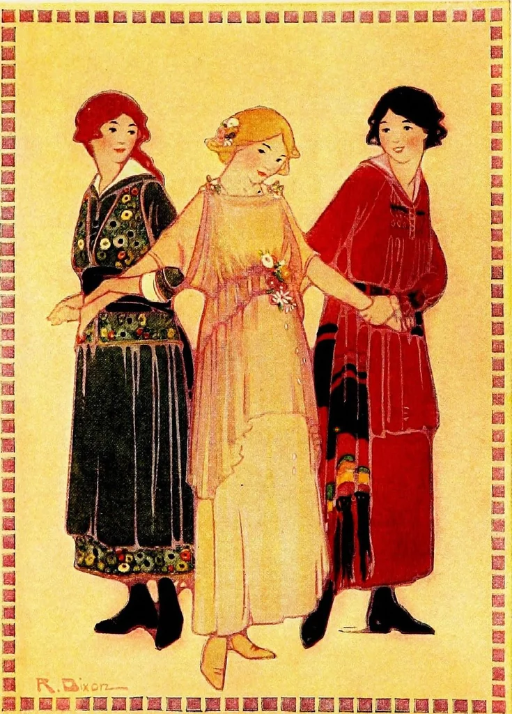 An illustration from Costume design and home planning, 1916, leaf 17