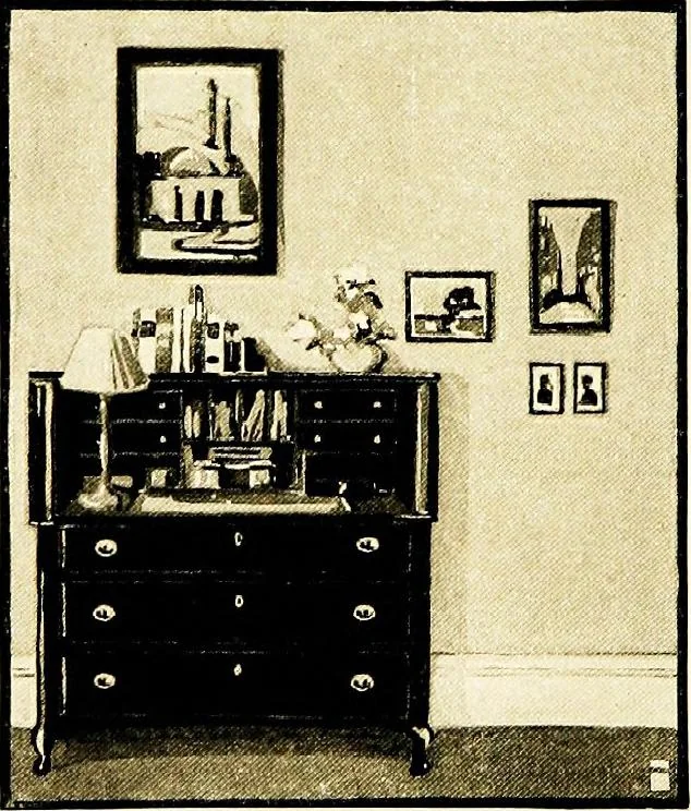 An illustration from Costume design and home planning, 1916, leaf 177