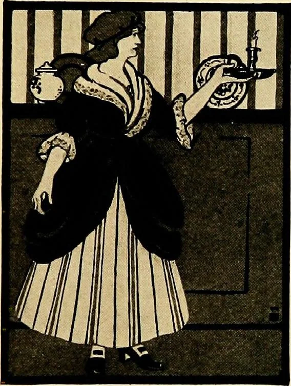 An illustration from Costume design and home planning, 1916, leaf 18
