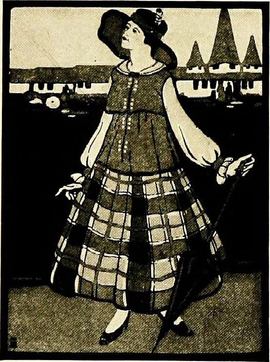 An illustration from Costume design and home planning, 1916, leaf 27