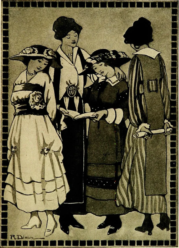 An illustration from Costume design and home planning, 1916, leaf 36