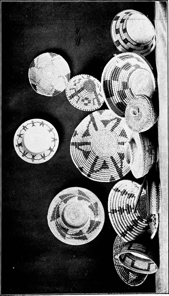 An illustration from Practical and artistic basketry, 1904, leaf 110