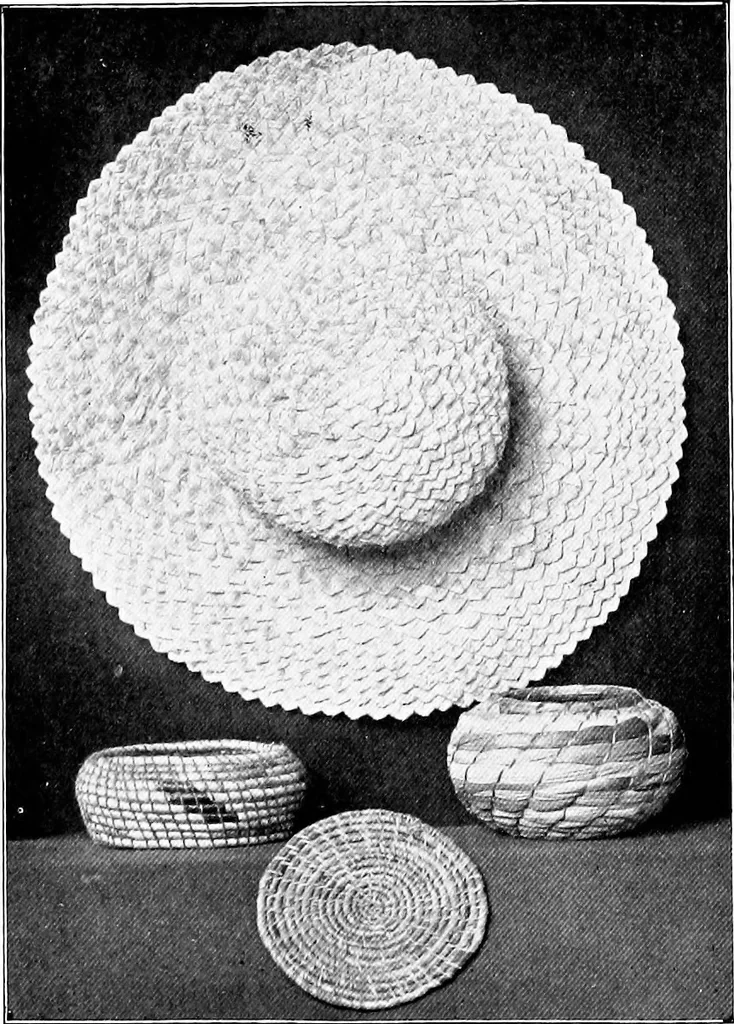 An illustration from Practical and artistic basketry, 1904, leaf 119