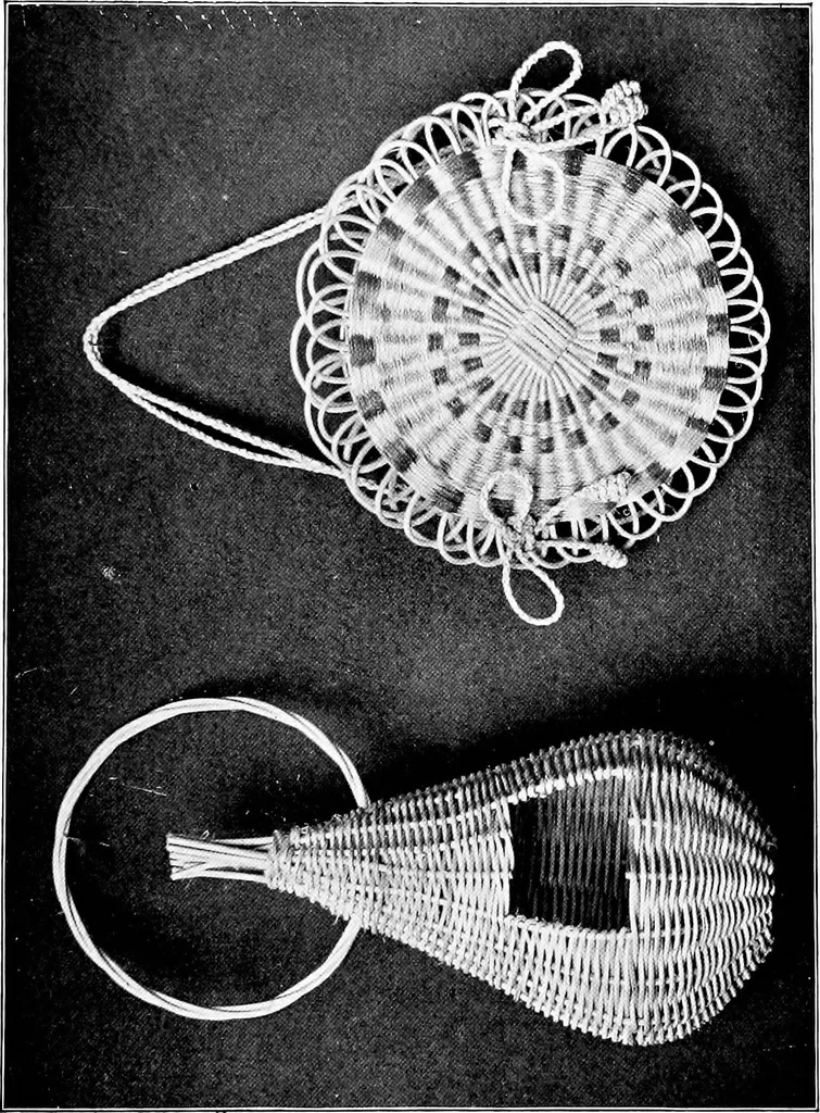 An illustration from Practical and artistic basketry, 1904, leaf 122