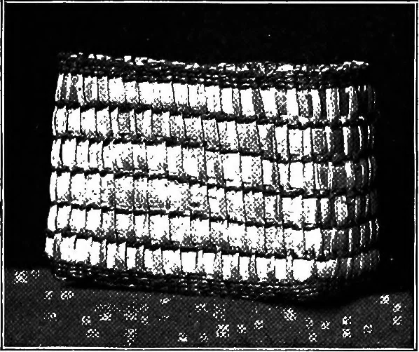 An illustration from Practical and artistic basketry, 1904, leaf 20