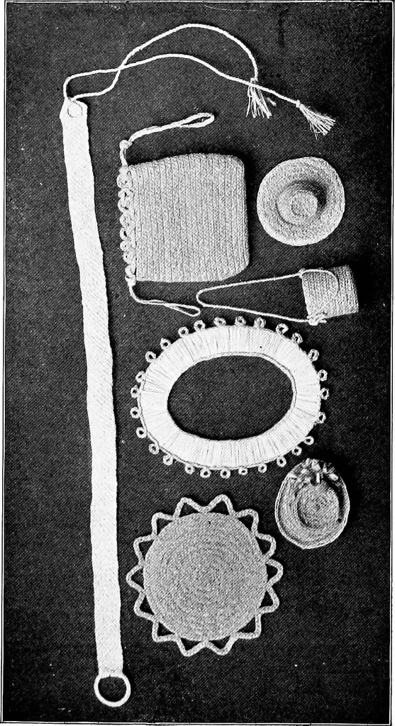An illustration from Practical and artistic basketry, 1904, leaf 25
