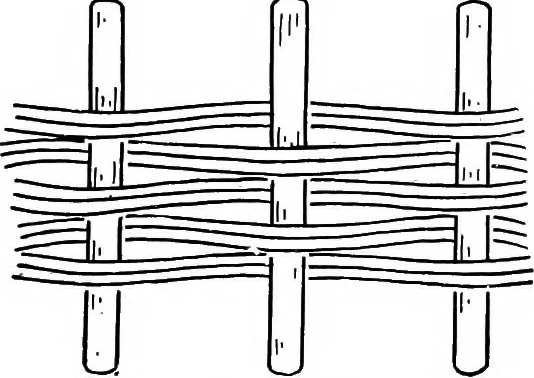 An illustration from Practical and artistic basketry, 1904, leaf 28