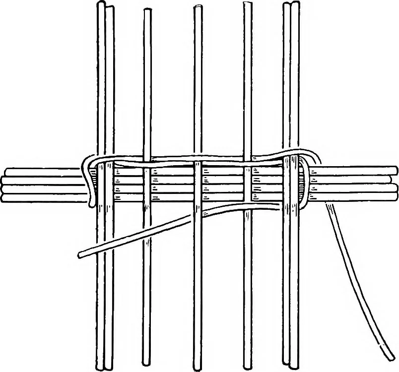 An illustration from Practical and artistic basketry, 1904, leaf 48