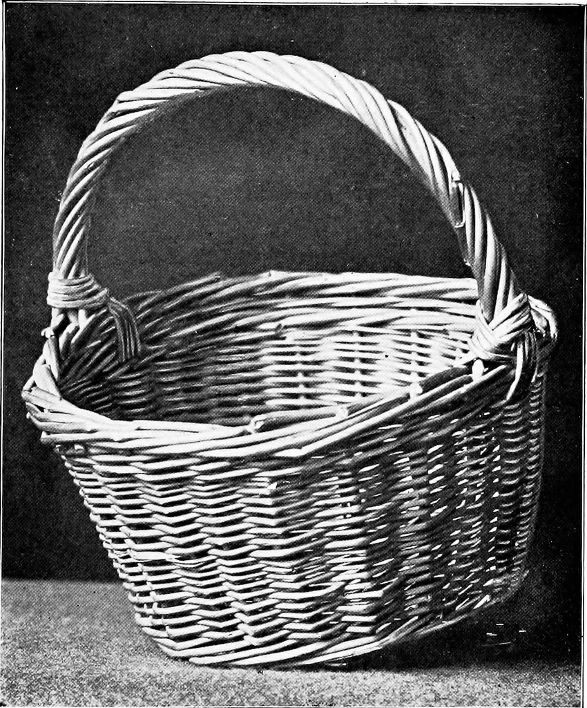 An illustration from Practical and artistic basketry, 1904, leaf 54