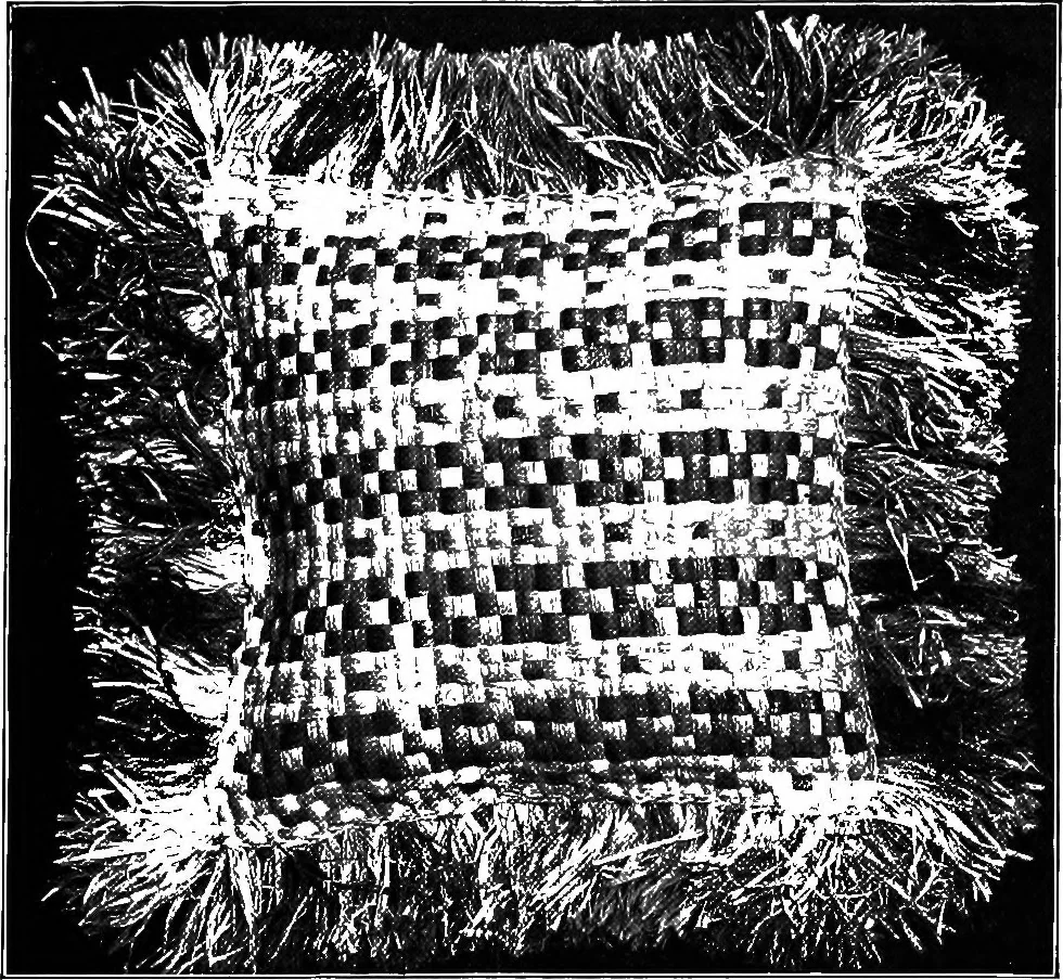 An illustration from Practical and artistic basketry, 1904, leaf 64