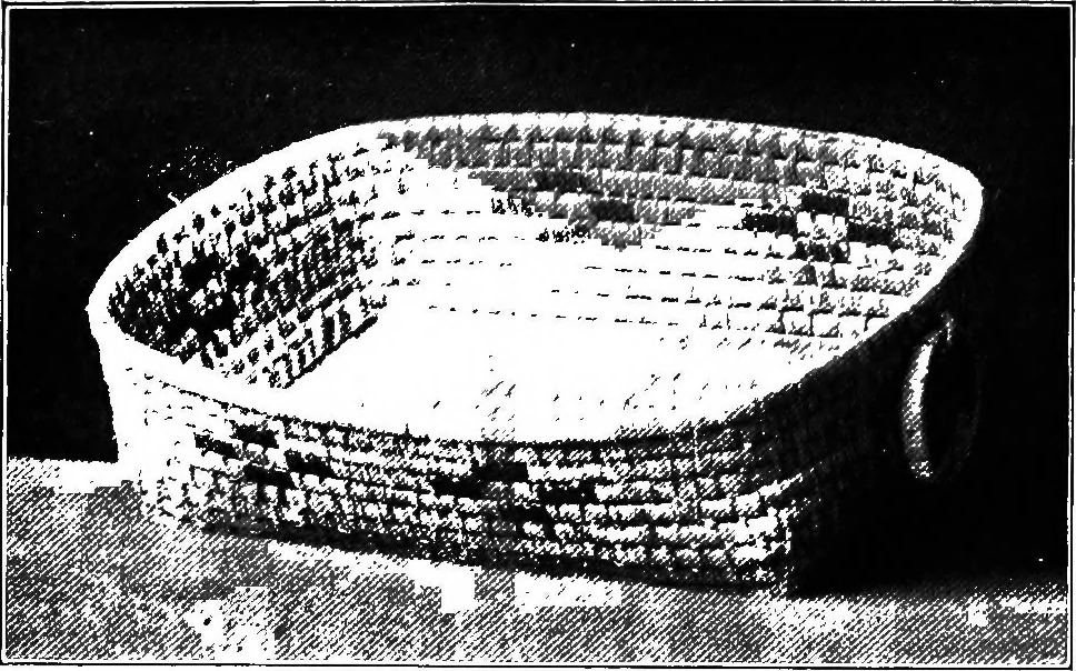 An illustration from Practical and artistic basketry, 1904, leaf 87