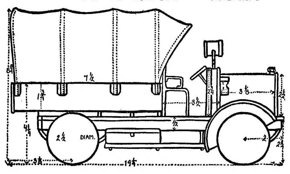 An illustration from Making tin can toys, 1919, leaf 183