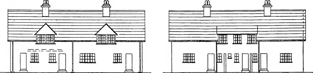 An illustration from Cottages for rural labourers (appendix), 1914, leaf 7
