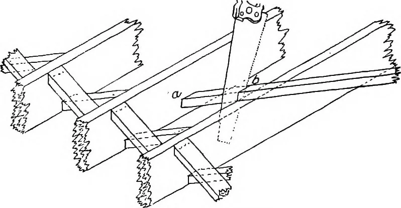 An illustration from Constructive carpentry, 1912, leaf 48
