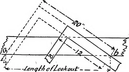 An illustration from Constructive carpentry, 1912, leaf 92