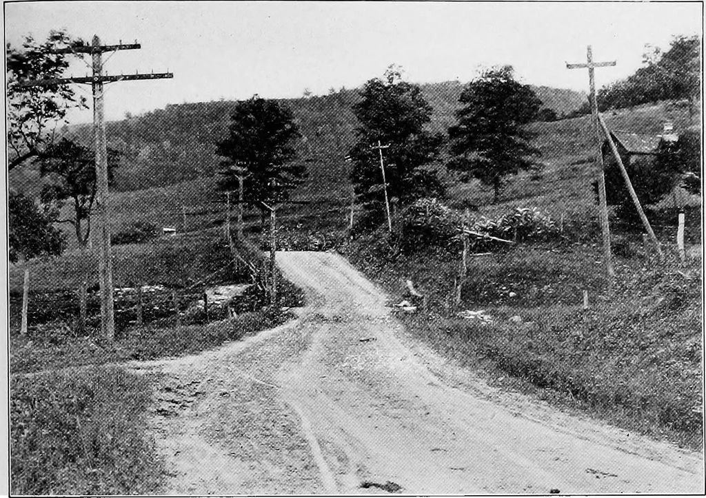 An illustration from The Highway code of the state of New York; containing the Highway law of 1908, as revised by the joint committee of the Senate and Assembly to investigate the subject of highways; the Motor vehicle law of 1904, and all other constitutional and statutory provisions relating to highways and bridges, 1908, leaf 502