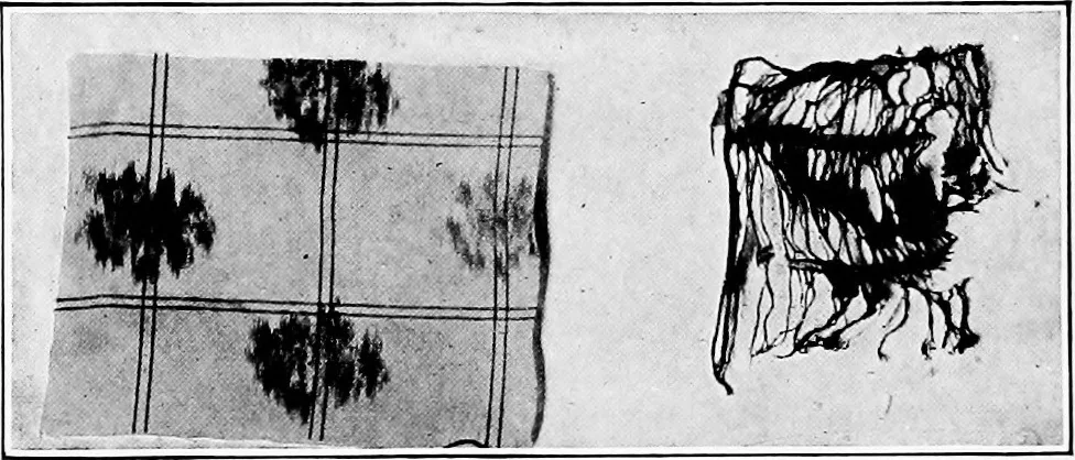An illustration from Study of fabrics, 1920, leaf 97