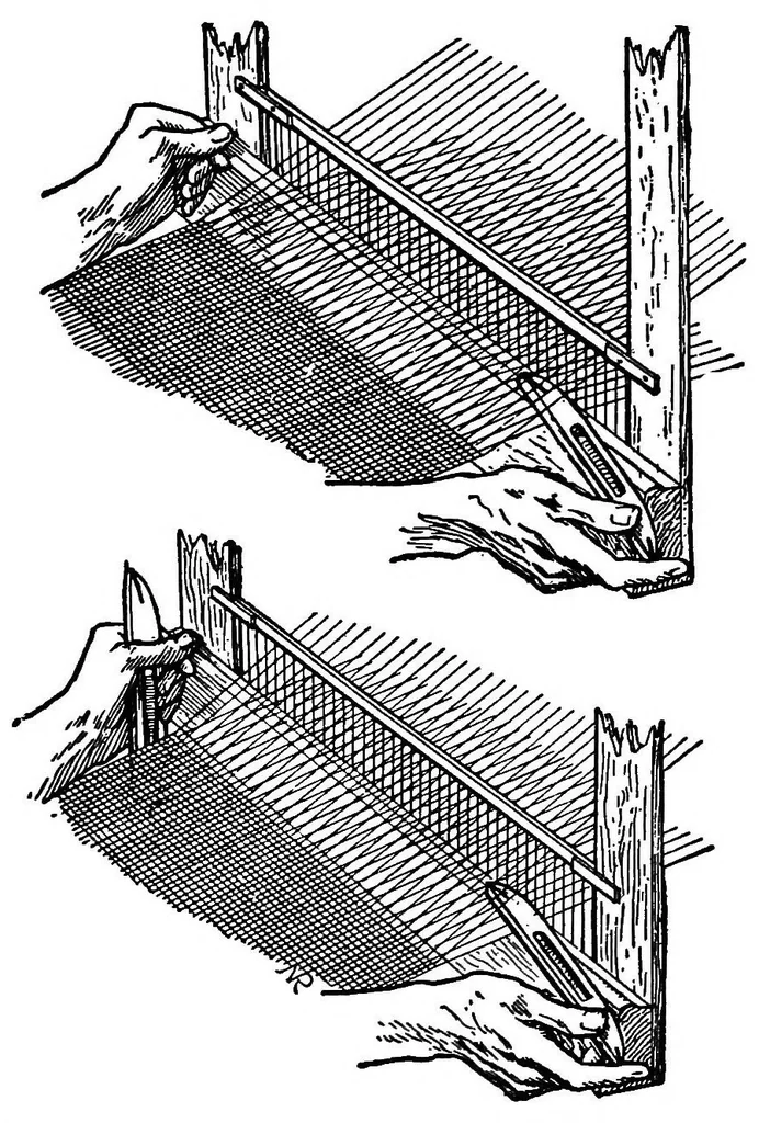 An illustration from Study of fabrics, 1920, leaf 17