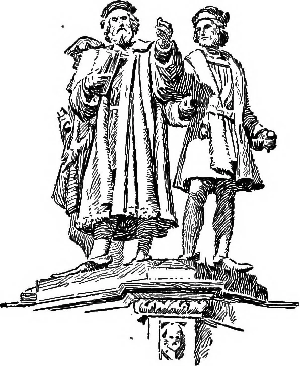 An illustration from Flame, electricity and the camera; man's progress from the first kindling of fire to the wireless telegraph and the photography of color, 1900, leaf 174