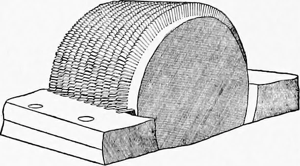 An illustration from Flame, electricity and the camera; man's progress from the first kindling of fire to the wireless telegraph and the photography of color, 1900, leaf 81