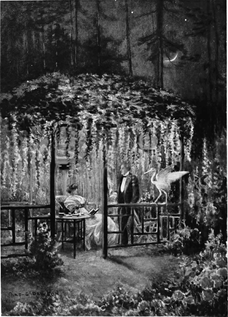 An illustration from The happy garden, 1912, leaf 7