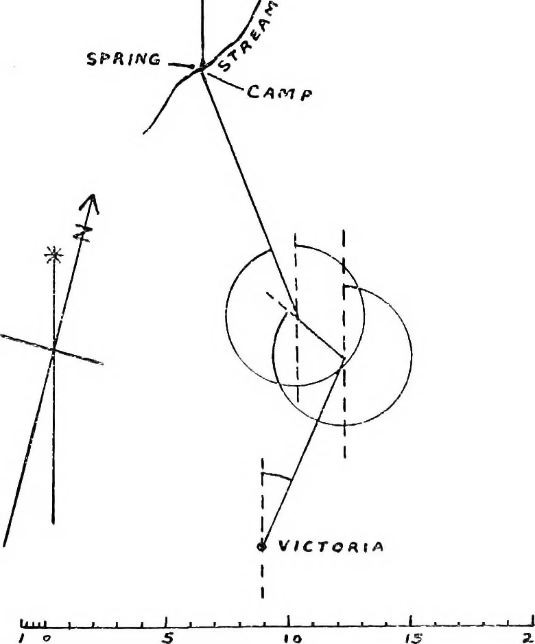 An illustration from Geological and topographical maps, their interpretation and use, a handbook for the geologist and civil engineer, 1911, leaf 130