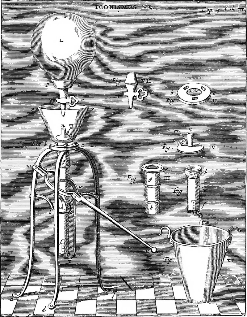 An illustration from The science of mechanics; a critical and historical account of its development, 1902, leaf 148