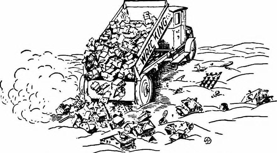 An illustration from Publicity methods for engineers; the proceedings of the first National conference on public information held under the auspices of the American association of engineers, 1922, leaf 127